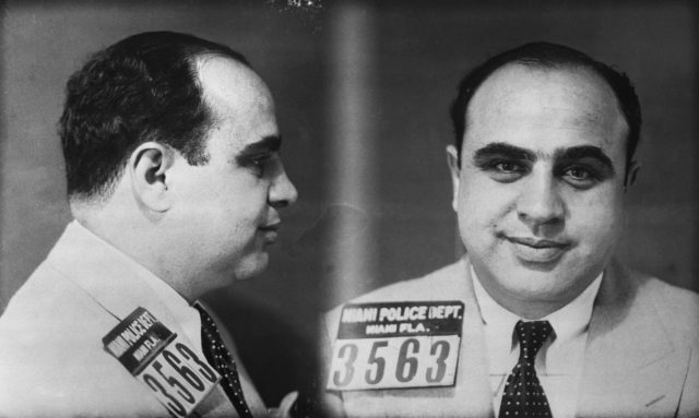 Al Capone's mug shot