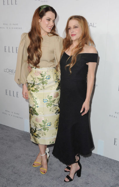 RIley Keough, Elvis Presley's granddaughter, with her mother Lisa Marie Presley