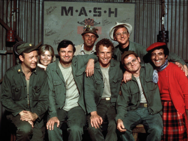 Colored movie still of the cast of M*A*S*H.
