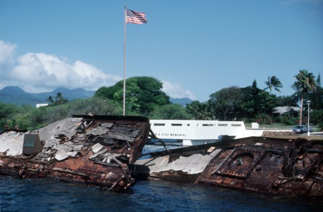 the USS Utah memorial