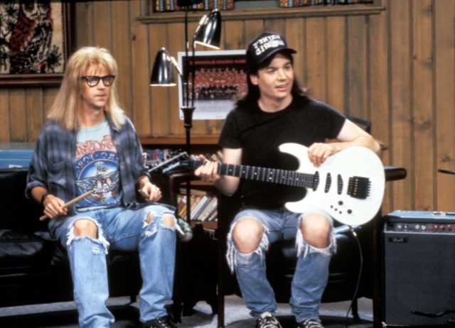 A scene from Wayne's World