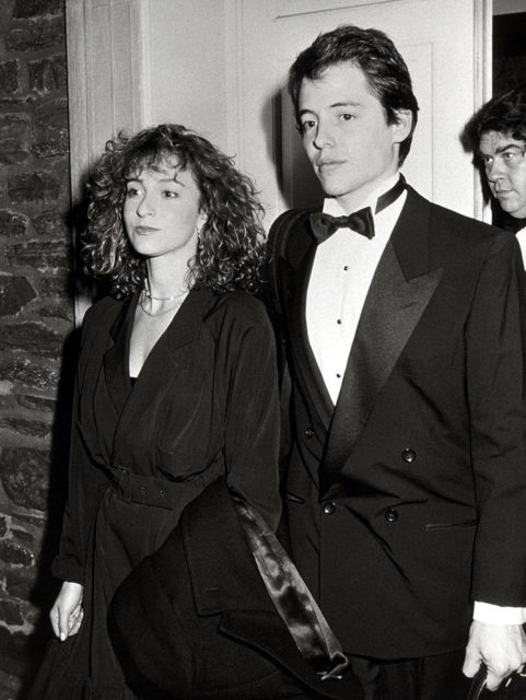 Jennifer Grey and Matthew Broderick leaving a charity event in 