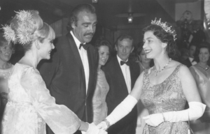 Sean Connery with Queen Elizabeth II