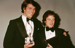 Christopher Reeves and Robin Williams at the 1979 Peoples' Choice Awards
