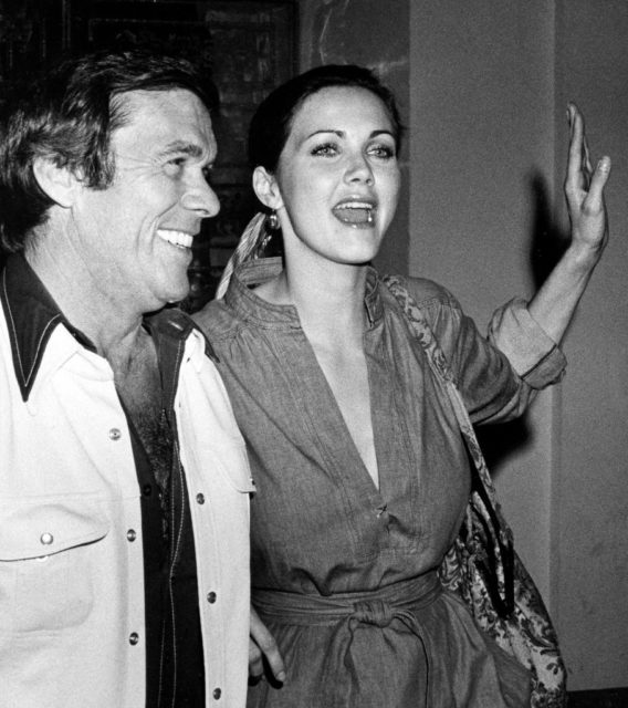 Hal Needham and Lynda Carter