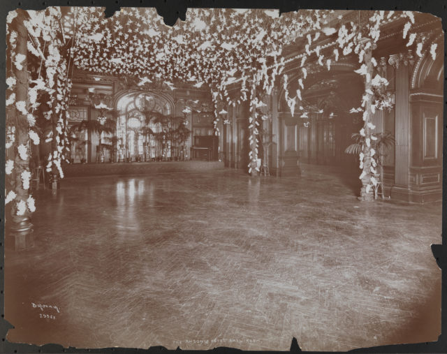 The ballroom at the Ansonia Hotel