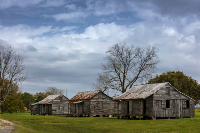 Slave quarters on a plantation