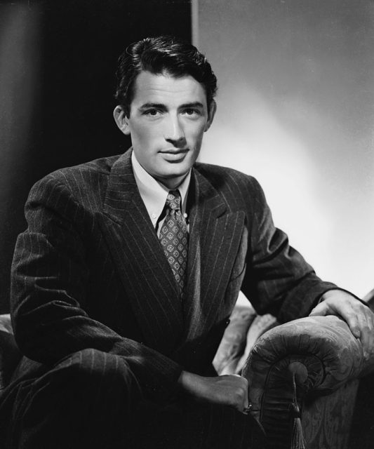 Portrait of Gregory Peck in 1944