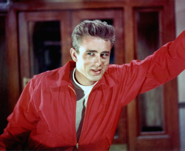 James Dean as Jim Stark in 'Rebel Without a Cause'