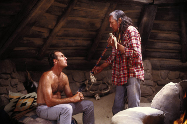 Craig T. Nelson and Will Sampson as Steven "Steve" Freeling and Taylor in 'Poltergeist II: The Other Side'