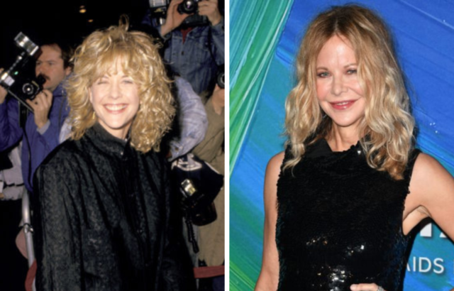 Meg Ryan in 1988 and 2021