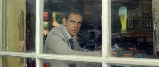 Ben Stiller looking out of a window