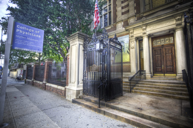 Outside the Mütter Museum