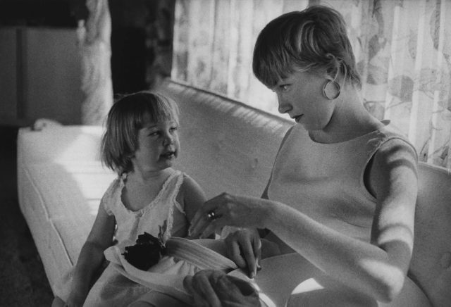 Sachi Parker as a child and Shirley MacLaine