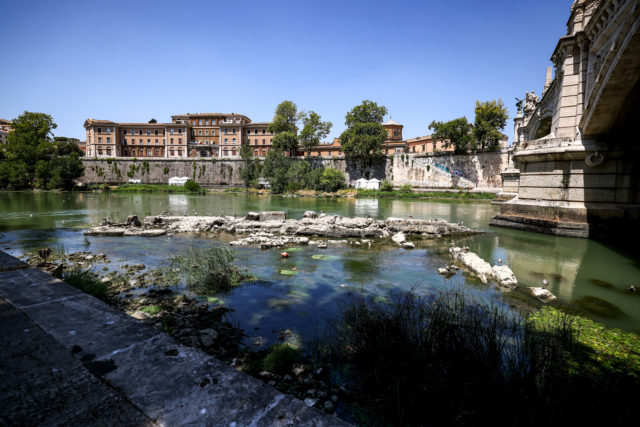 Remains of Emperor Nero's bridge