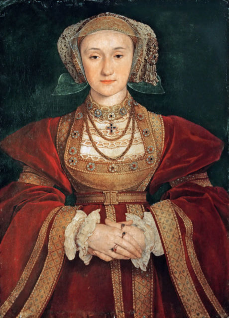 Portrait of Anne of Cleves, whose marriage was arranged by Thomas Cromwell