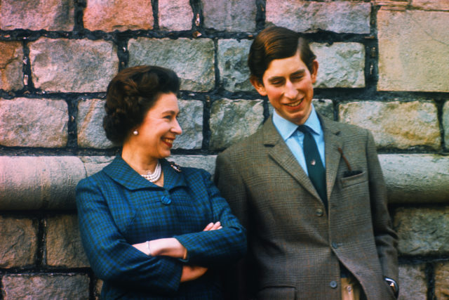 Queen Elizabeth and Prince Charles