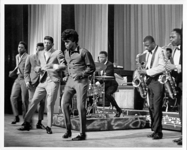 James Brown and the Famous Flames on stage