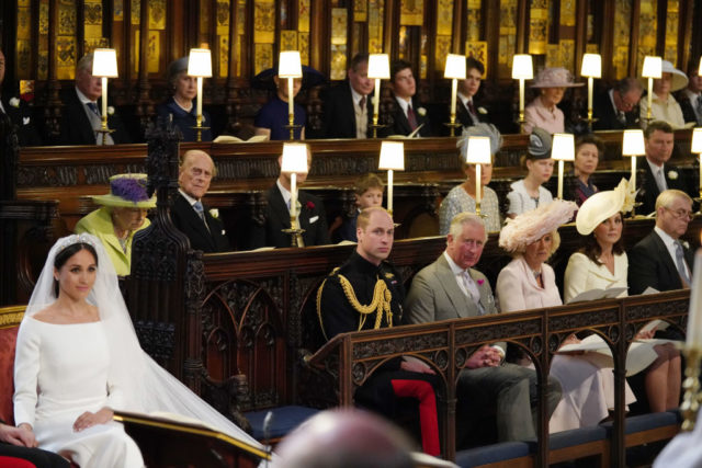 Meghan Markle at her wedding to Prince Harry