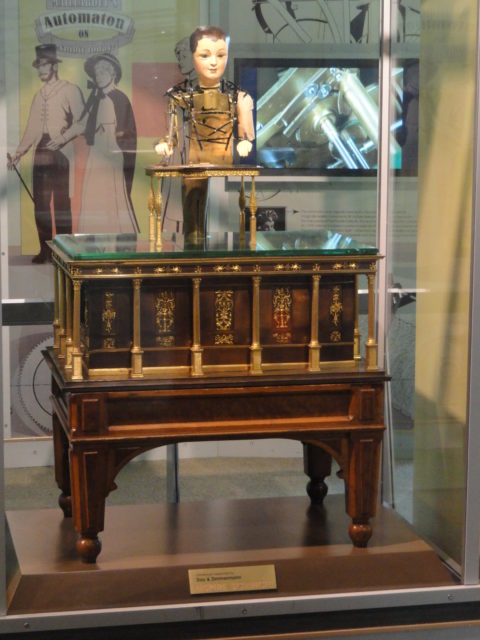 Maillardet's automaton on display