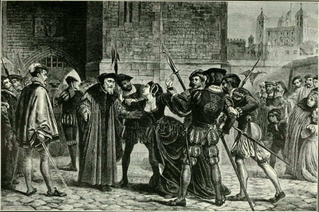 The execution of Anne Boleyn