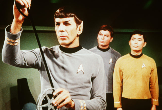 Spock, McCoy, and Sulu in Star Trek