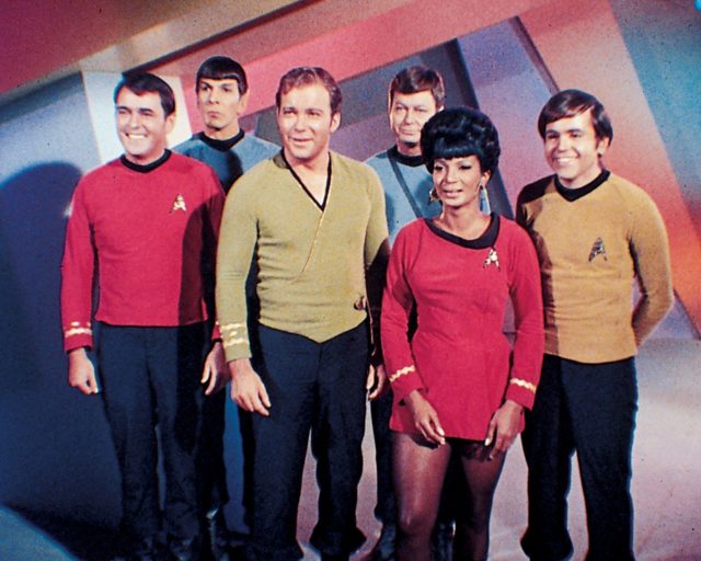 The cast of Star Trek