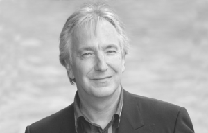 Alan Rickman appears at the premiere of the second Harry Potter film