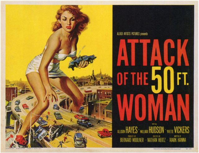 Movie poster for Attack of the 50 Foot Woman