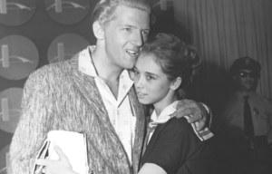 Jerry Lee Lewis with his 13-year-old wife Myra
