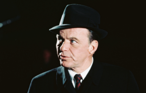 Frank Sinatra in a black hat