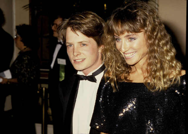 Michael J Fox and Tracy Pollan