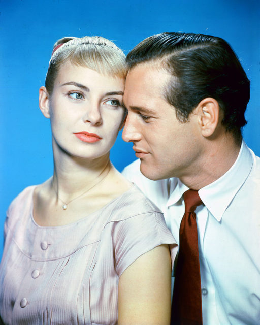 Joanne Woodward and Paul Newman photographed to promote 'The Long Hot Summer'