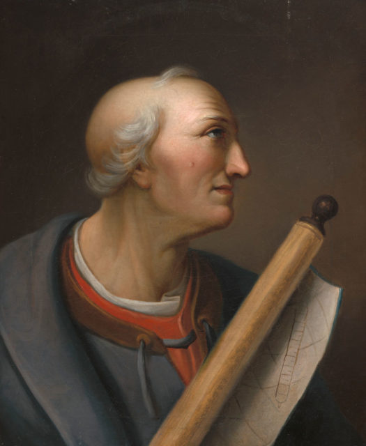 Portrait of explorer Amerigo Vespucci