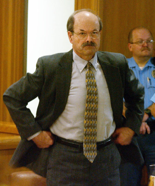 Dennis Rader in court during his sentencing for the BTK killings