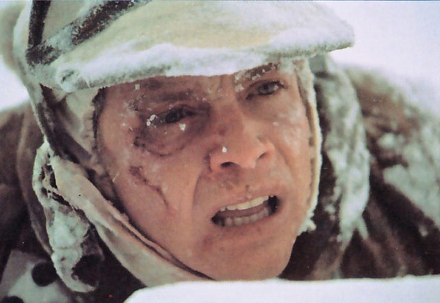 Mark Hamill's scratched face in The Empire Strikes Back