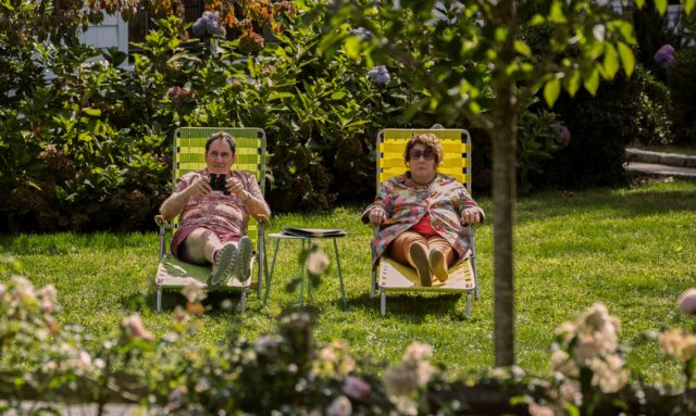 Richard Kind and Margot Martindale in 'The Watcher'