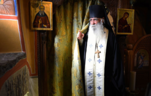 An orthodox monk from Mount Athos with beard
