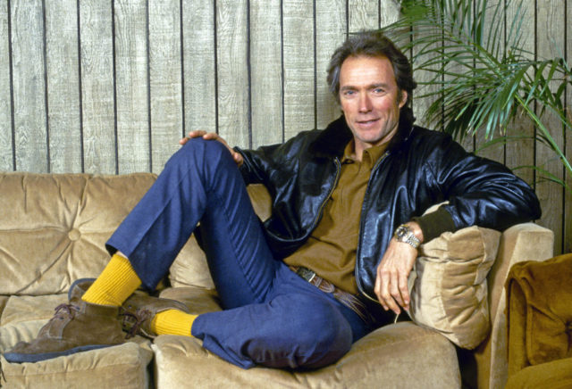 Eastwood relaxes at home