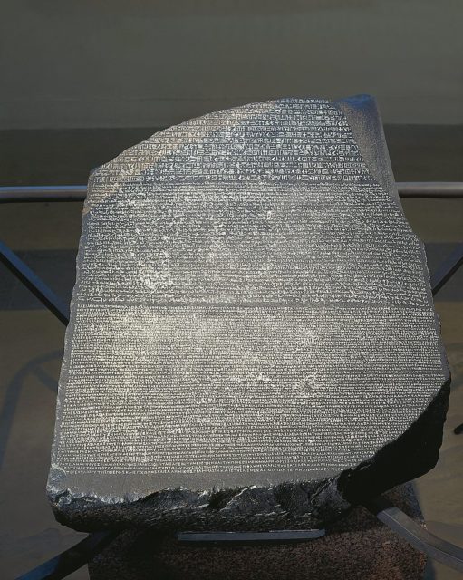  The Rosetta Stone on display