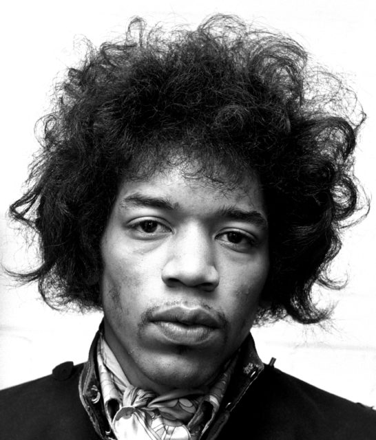 Headshot of Jimi Hendrix