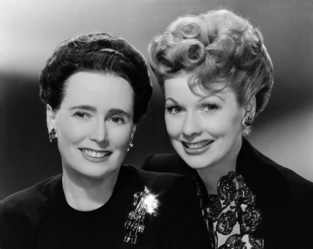 Headshot of Lucille Ball and her mother, Desiree Ball