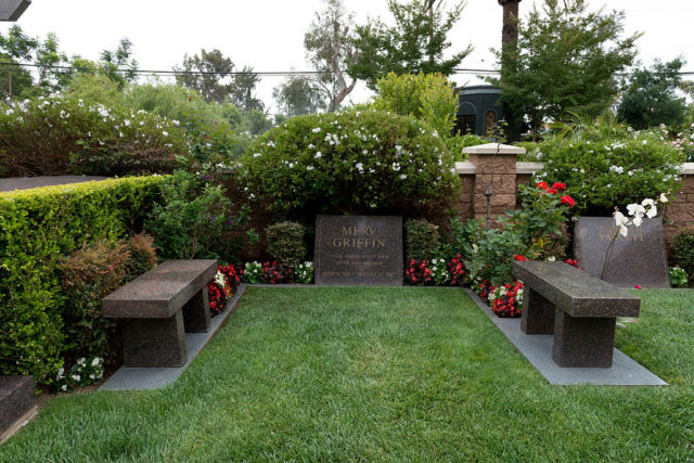 Merv Griffin's grave site