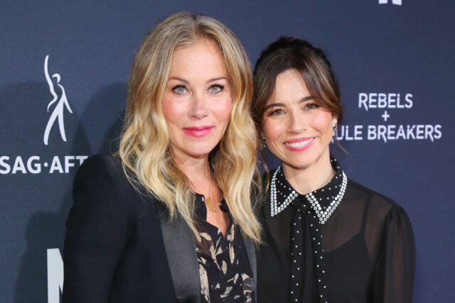 Christina Applegate and Linda Cardellini attend an event