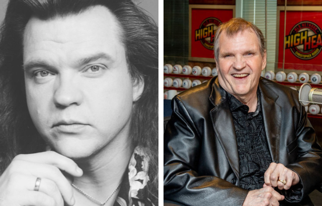 Meat Loaf in 1987 and 2019
