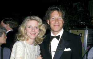 Blythe Danner and husband Bruce Paltrow posing for a photo together