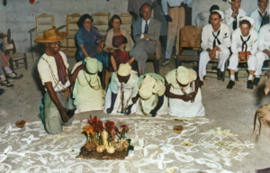 A voodoo ceremony in Haiti, 1969