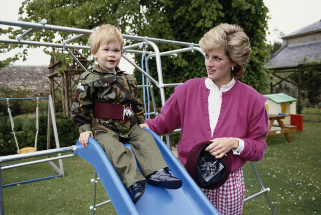 Princess Diana and Prince Harry