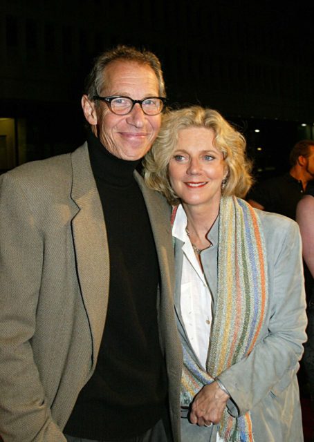 Bruce Paltrow and Blythe Danner smiling for a photo together