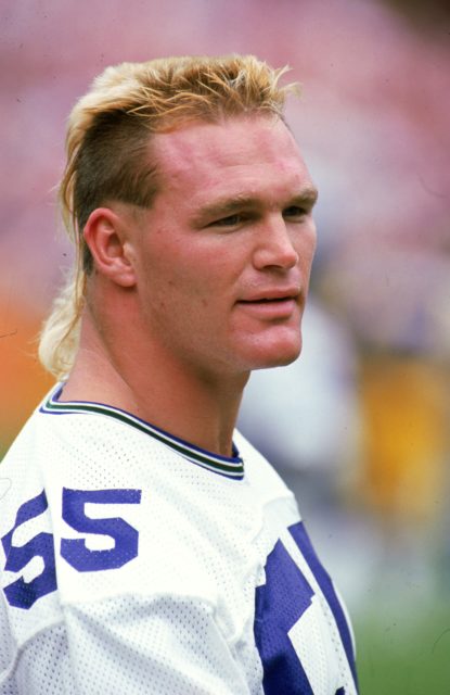 Headshot of Brian Bosworth wearing a football jersey